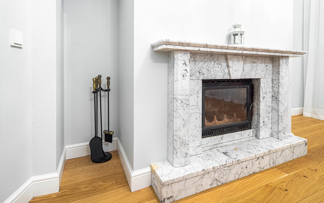 Marble Natural Stone Fireplace Surround | Stone Fireplace Mantels in Long Branch, NJ